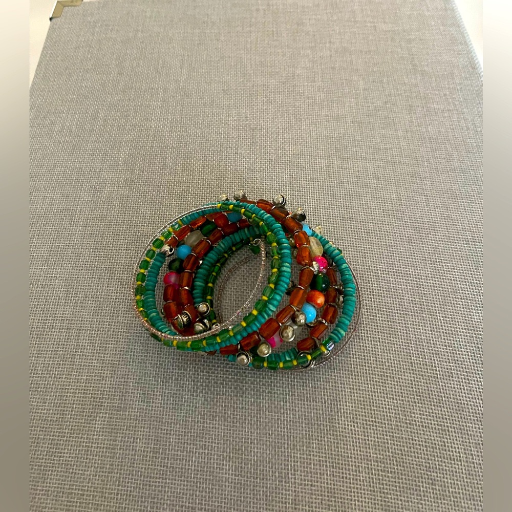 Single wired / layered wrap bracelet